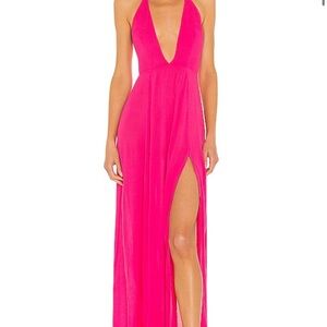 Pink revolve superdown maxi dress